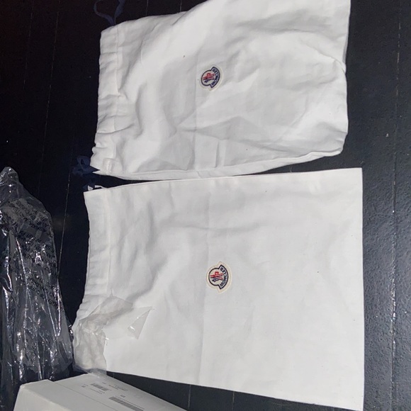 Moncler shoes only worn once excellent condition size 11 come with bags - Picture 4 of 4
